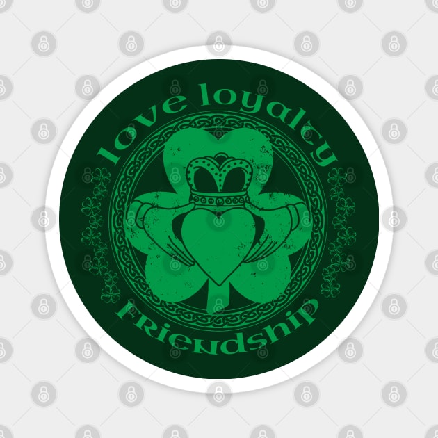 Irish Claddagh Ring Love Loyalty Friendship St Pattys Day